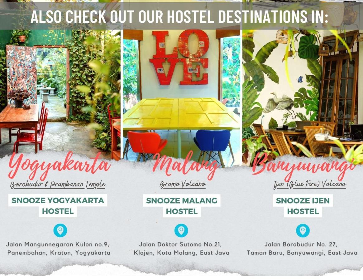 Snooze Malang Hostel Kültér fotó